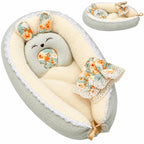 15" Newborn Baby Doll with Sleeping Basket