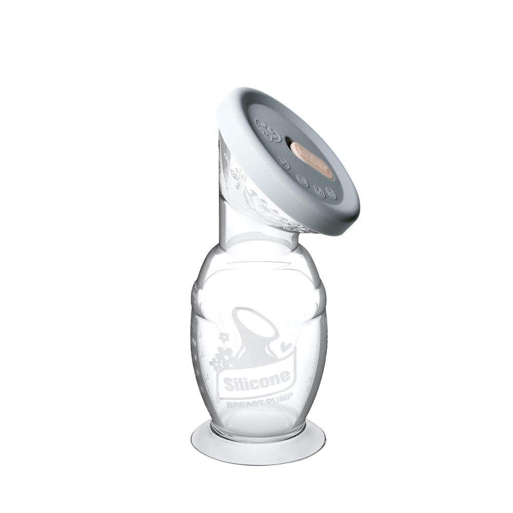 Haakaa Silicone Breast Pump with Suction Base & Silicone Cap 150ml