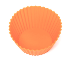 Fun box Silicone Round Baking Cupcake Orange