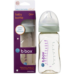 B.Box PPSU baby bottle- 240ml lullaby blue