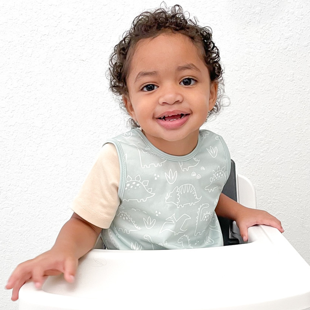 Bapron Baby Dino Friends Sage