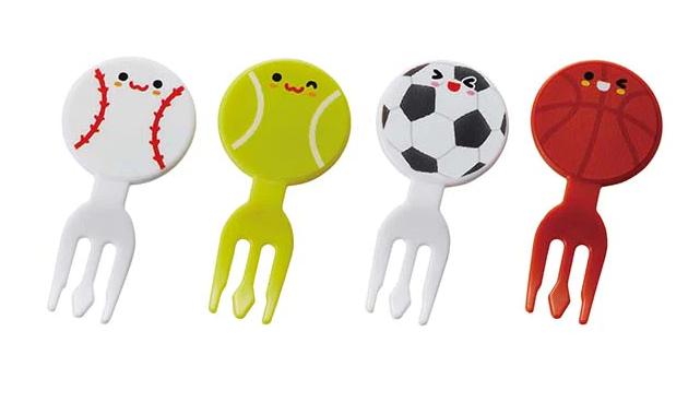 Fun box SPORT BALLS FOOD FORKS