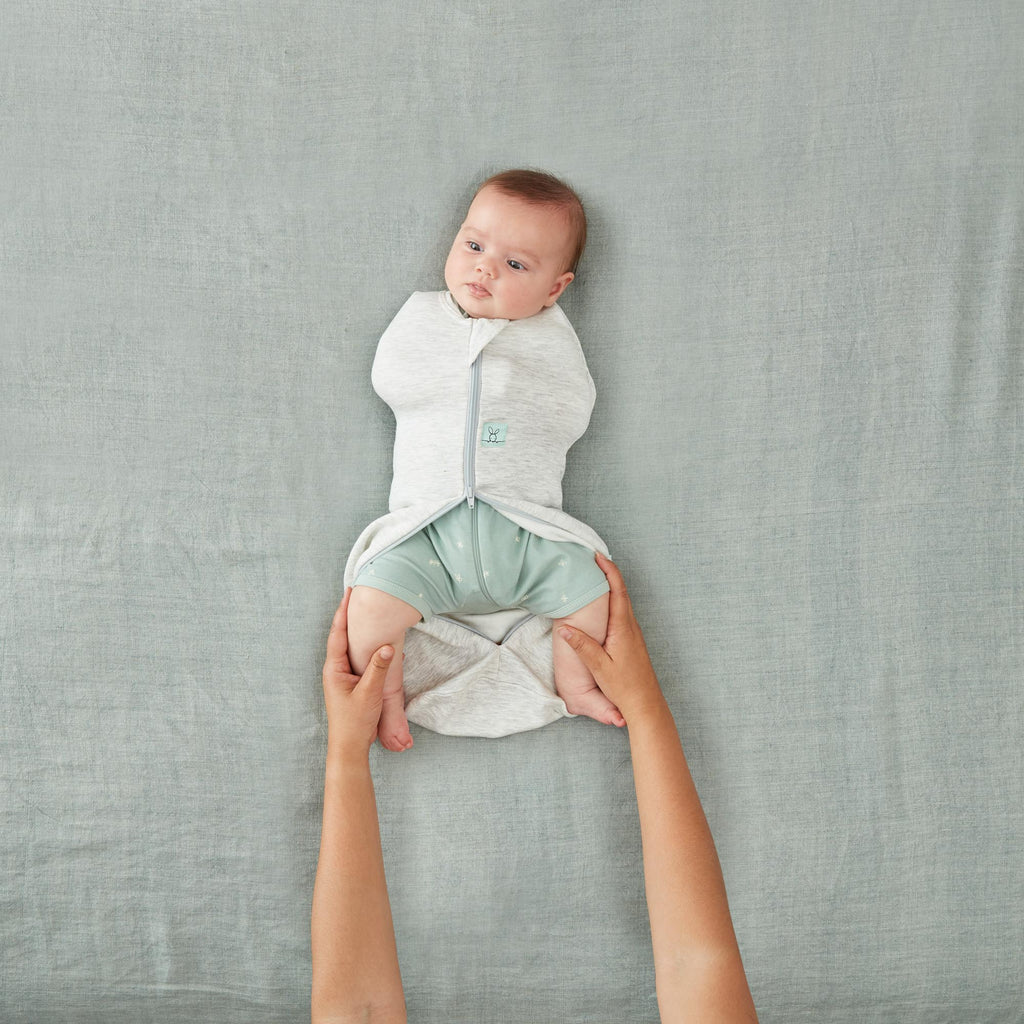 ergoPouch Cocoon Swaddle Bag - TOG 0.2 - Grey Marle