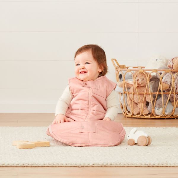Ergo pouch Sheeting Sleeping Bag (Organic Cotton) tog 2.5 8-24 months Berries