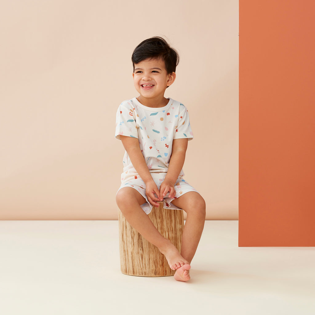 ergoPouch Short Sleeve Pyjamas - TOG 0.2 - Desert Bloom