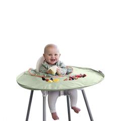 Tidy Tot Bib & Tray Set + Bag - Sage