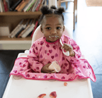 Tidy Tot Cover & Catch bib - Love Hearts