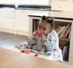 Tidy Tot Cover & Catch bib - Fruits