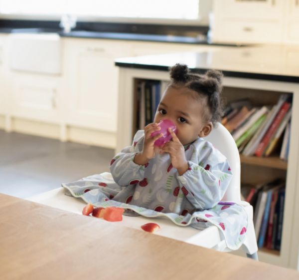 Tidy Tot Cover & Catch bib - Fruits