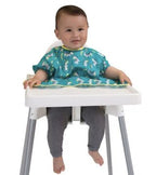 Tidy Tot Cover & Catch bib - Short Sleeves - Zebra