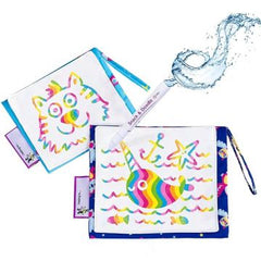 Tidy Tot Cover & Catch bib - Dancing Zebra