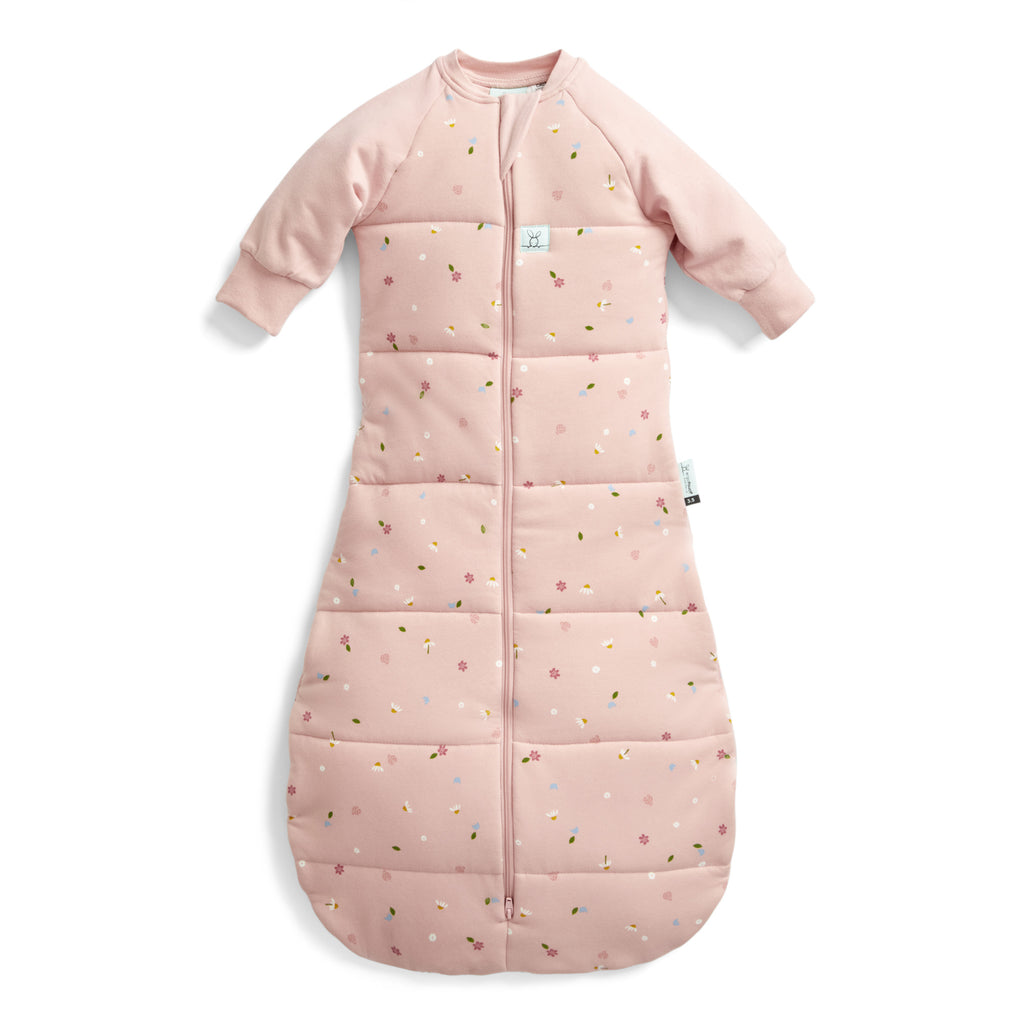 Ergo pouch Jersey Sleeping Bag with Sleeves tog 3.5 Daisies 3-12 months