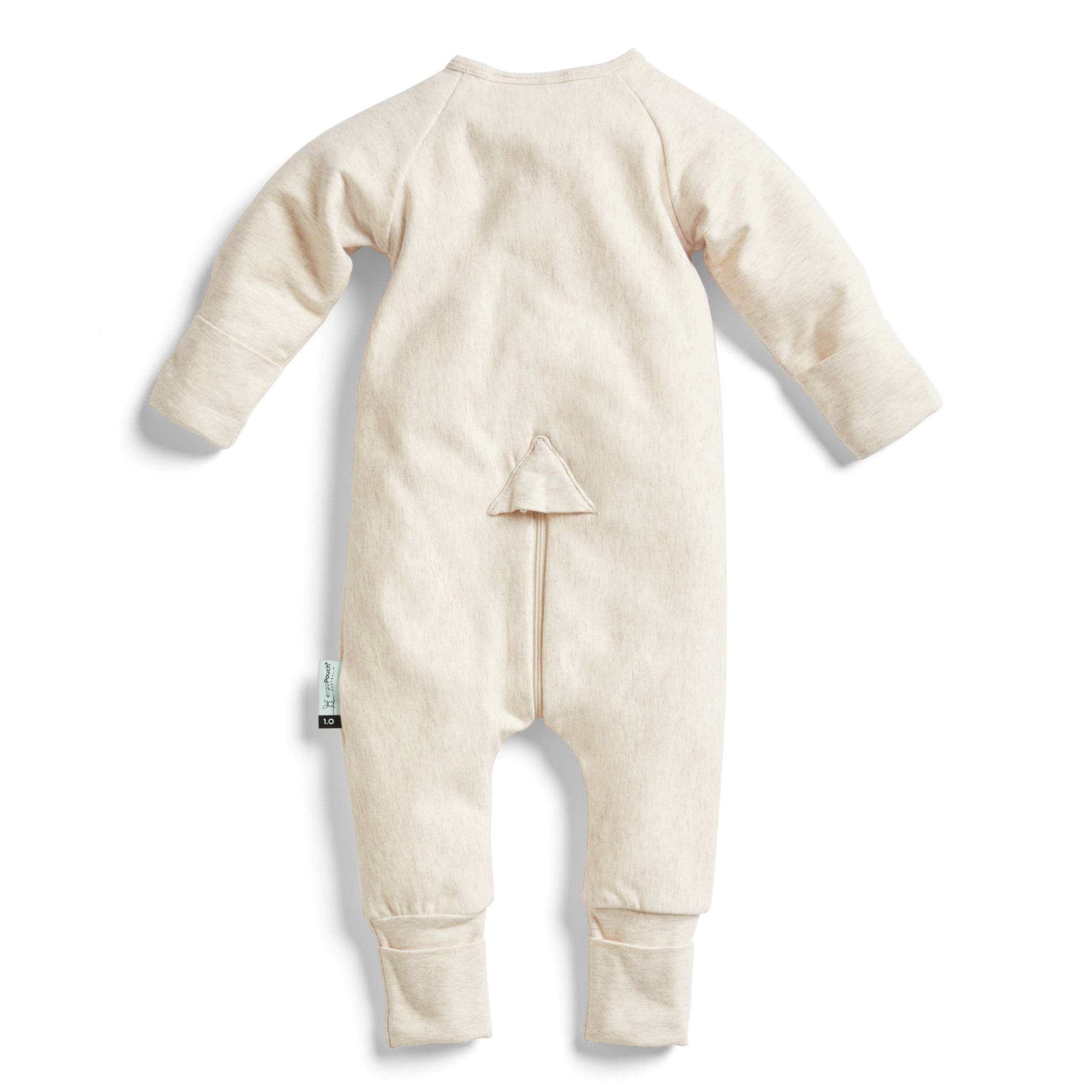 ergoPouch Long Sleeve Layer - TOG 0.2 -Oatmeal Marle