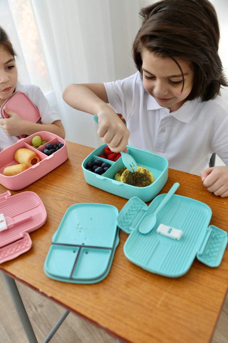 Sparkids eco friendly blue lunch box