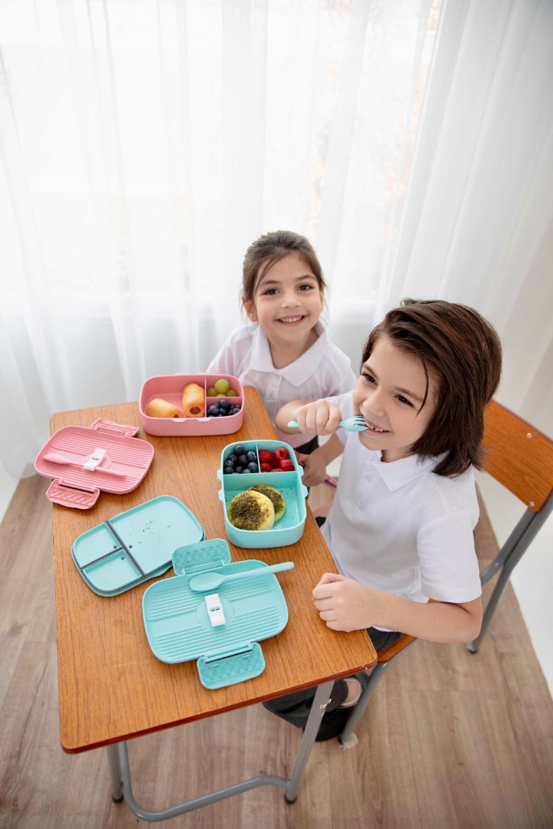 Sparkids eco friendly blue lunch box