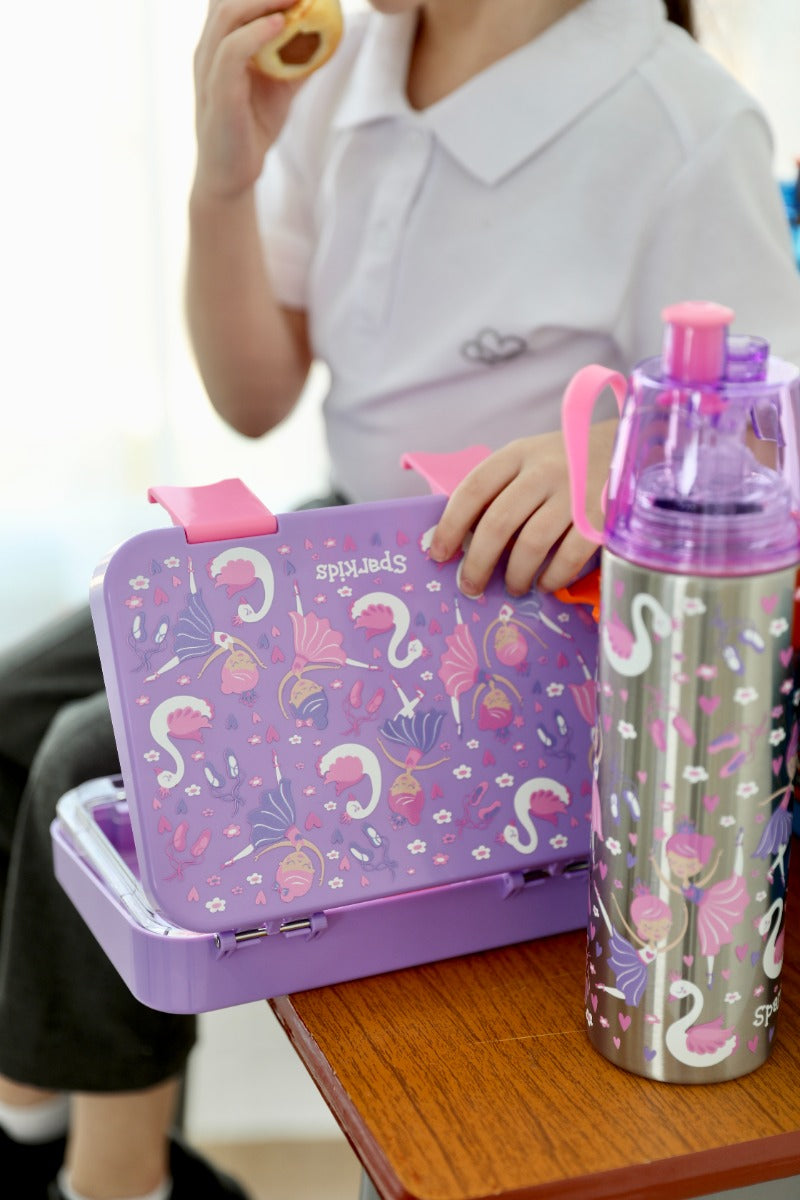 SPARKIDS - LUNCH BOX 4COMPARTMENT- BALLERINA