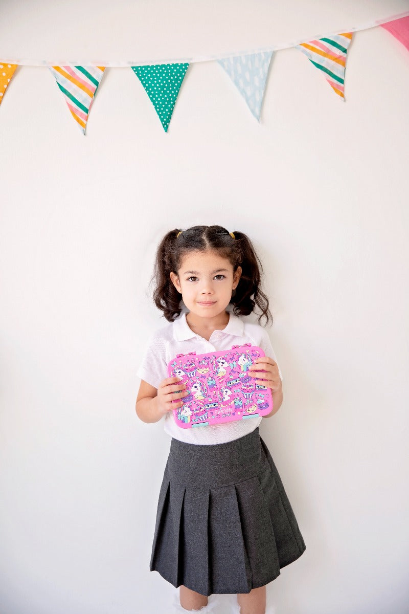 SPARKIDS - LUNCH BOX 4COMPARTMENT- UNICORN