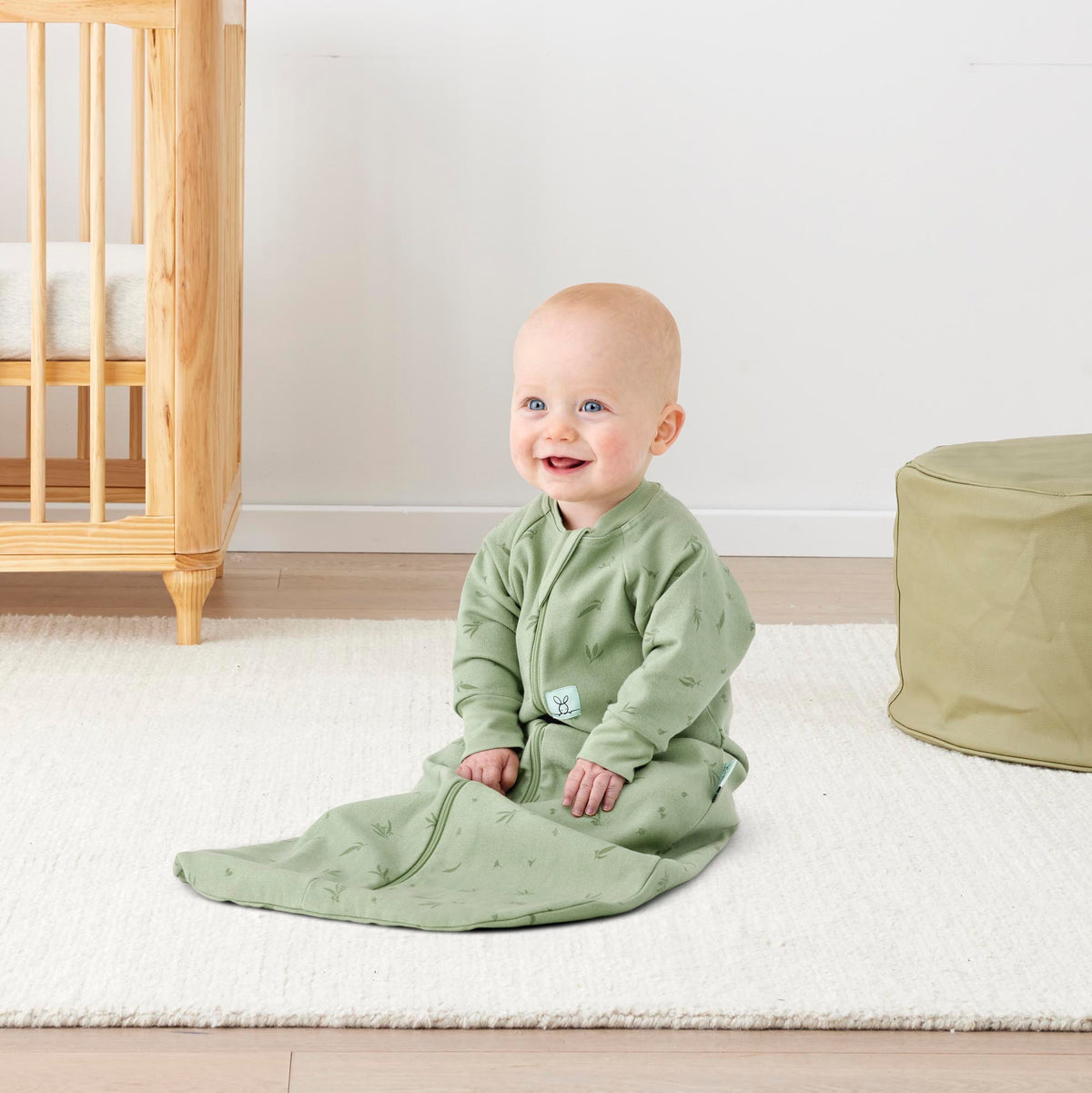 Ergo pouch Jersey Sleeping Bag with Sleeves tog 1 Willow 3-12 months