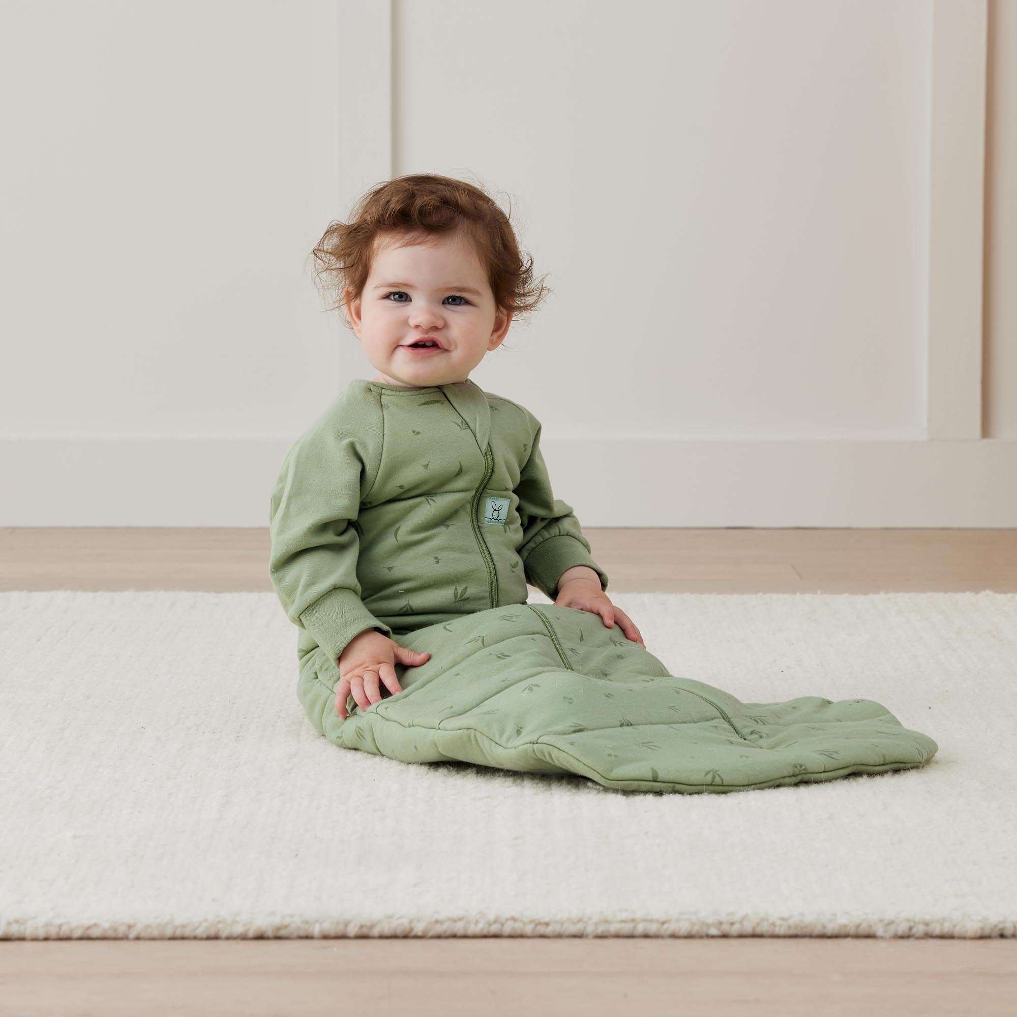 Ergo pouch Jersey Sleeping Bag with Sleeves tog 3.5 Willow 3-12 months