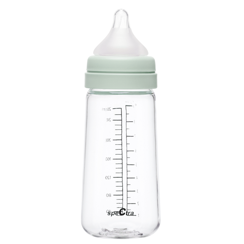 Spectra PA baby bottle 1PC 260ml – Cream Mint