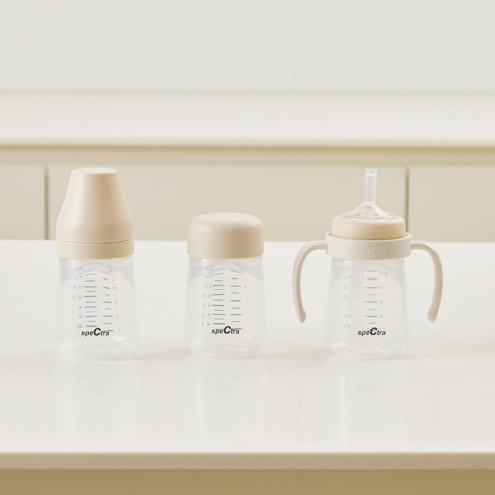 Spectra bottle airtight cap (2pcs) cream Ivory