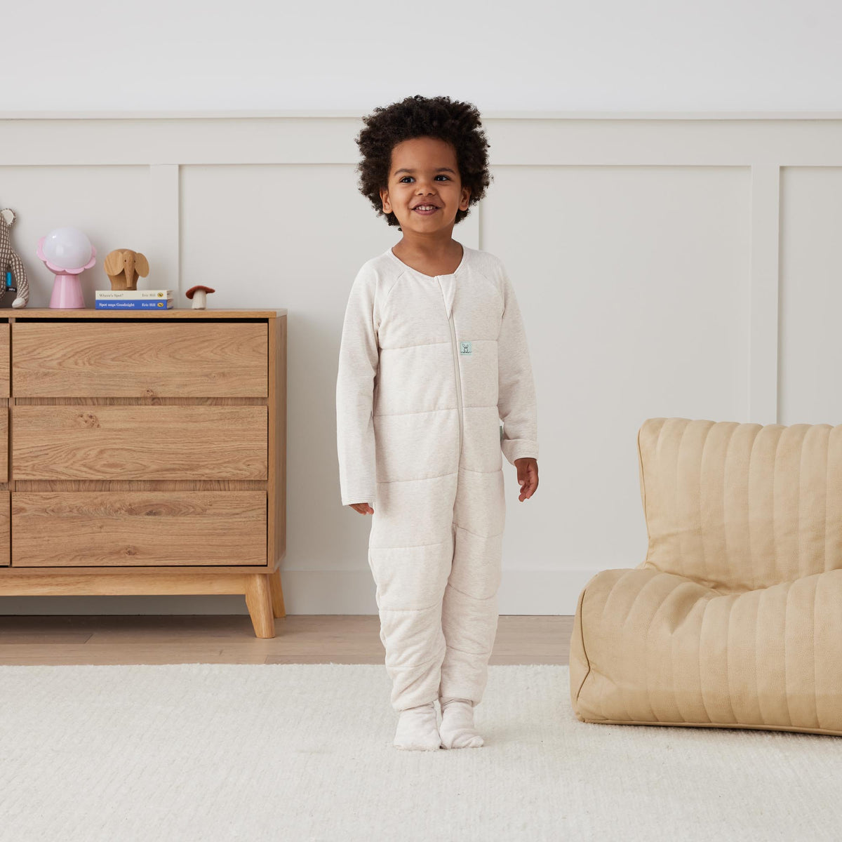 Ergo pouch Sleep Onesie tog 2.5 Oatmeal Marle