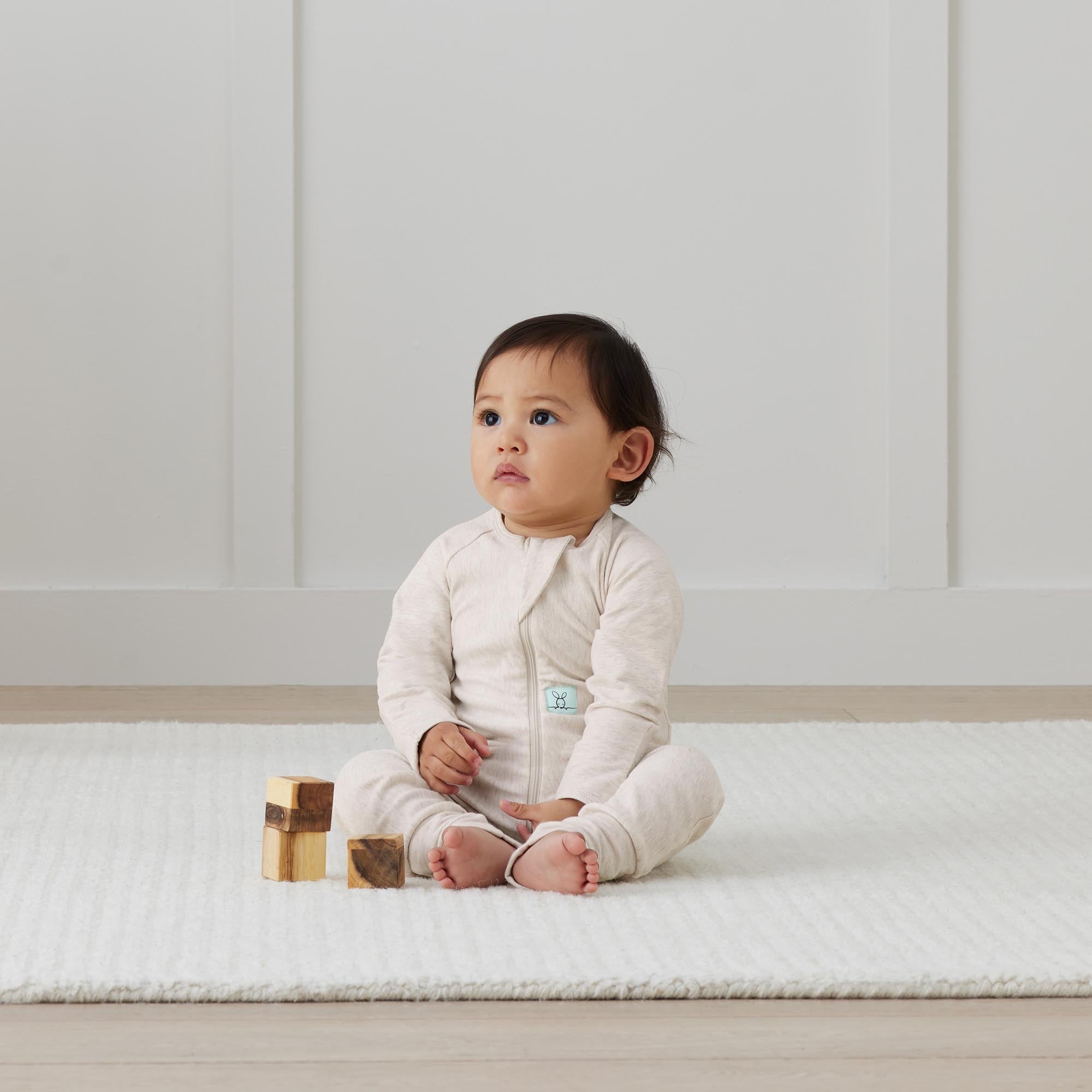 ergoPouch Long Sleeve Layer – TOG 1.0 – Oatmeal Marle