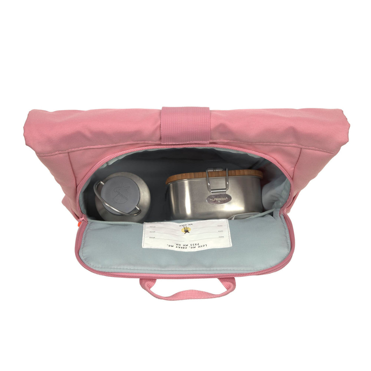 Lassig Medium Rolltop Backpack - Pink