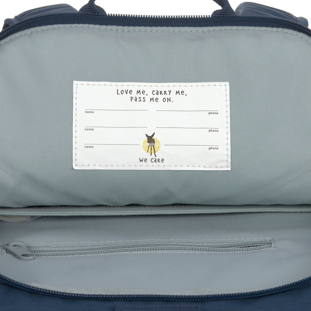 Lassig Medium Rolltop Backpack - Navy Blue