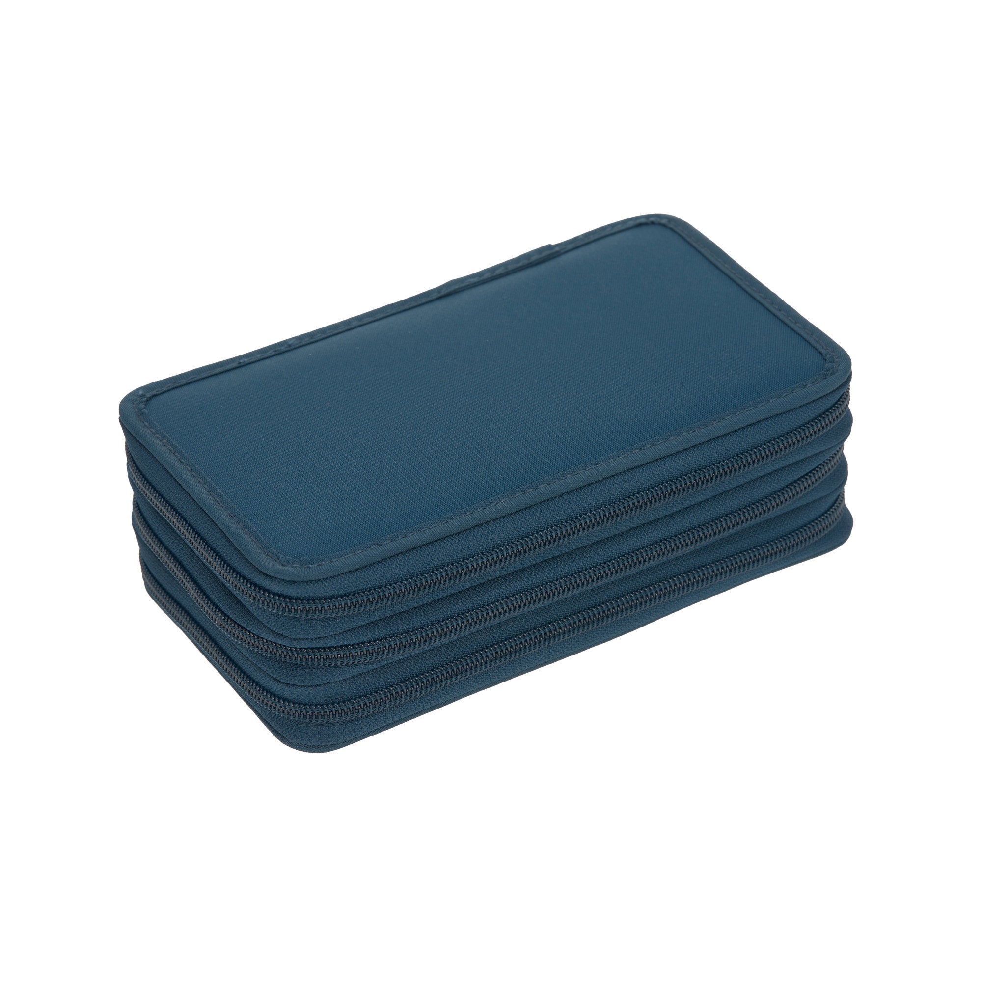 Lassig School Triple Pencil Case Unique - Navy Blue