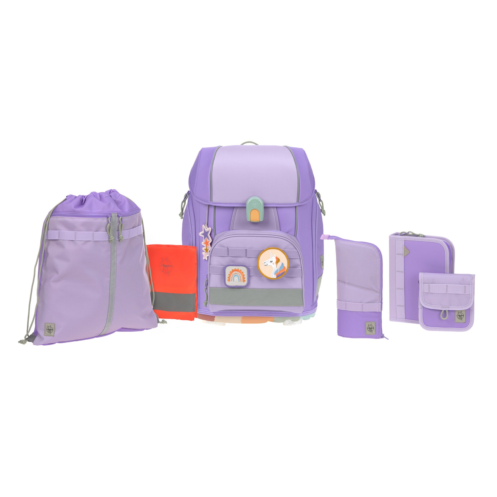 Lassig School Set Boxy Unique - violet/lavender