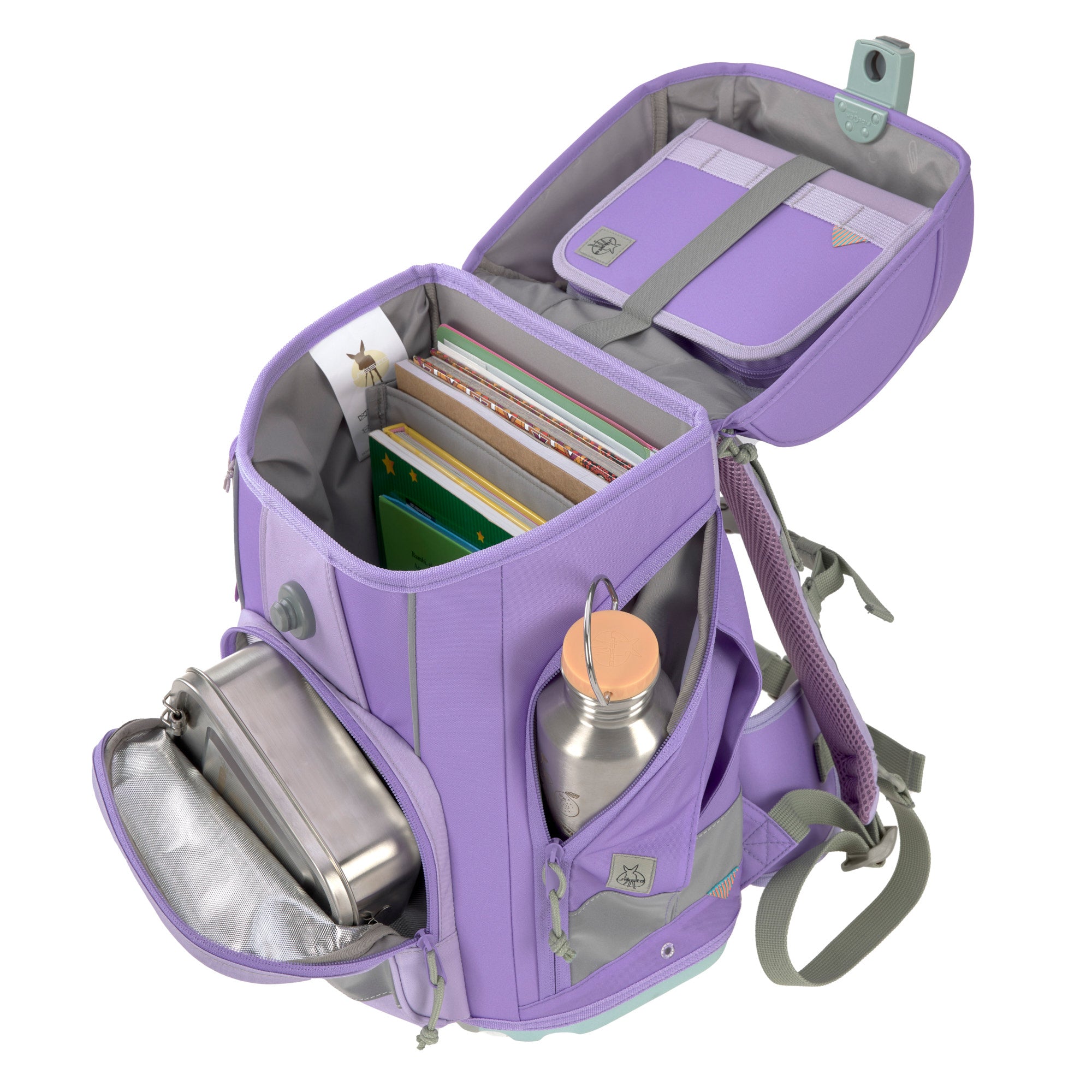 Lassig School Set Boxy Unique - violet/lavender