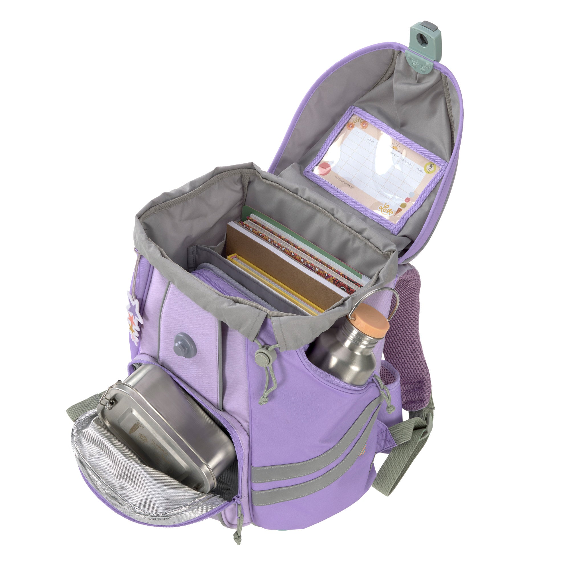 Lassig School Set Flexy Unique - violet/lavender