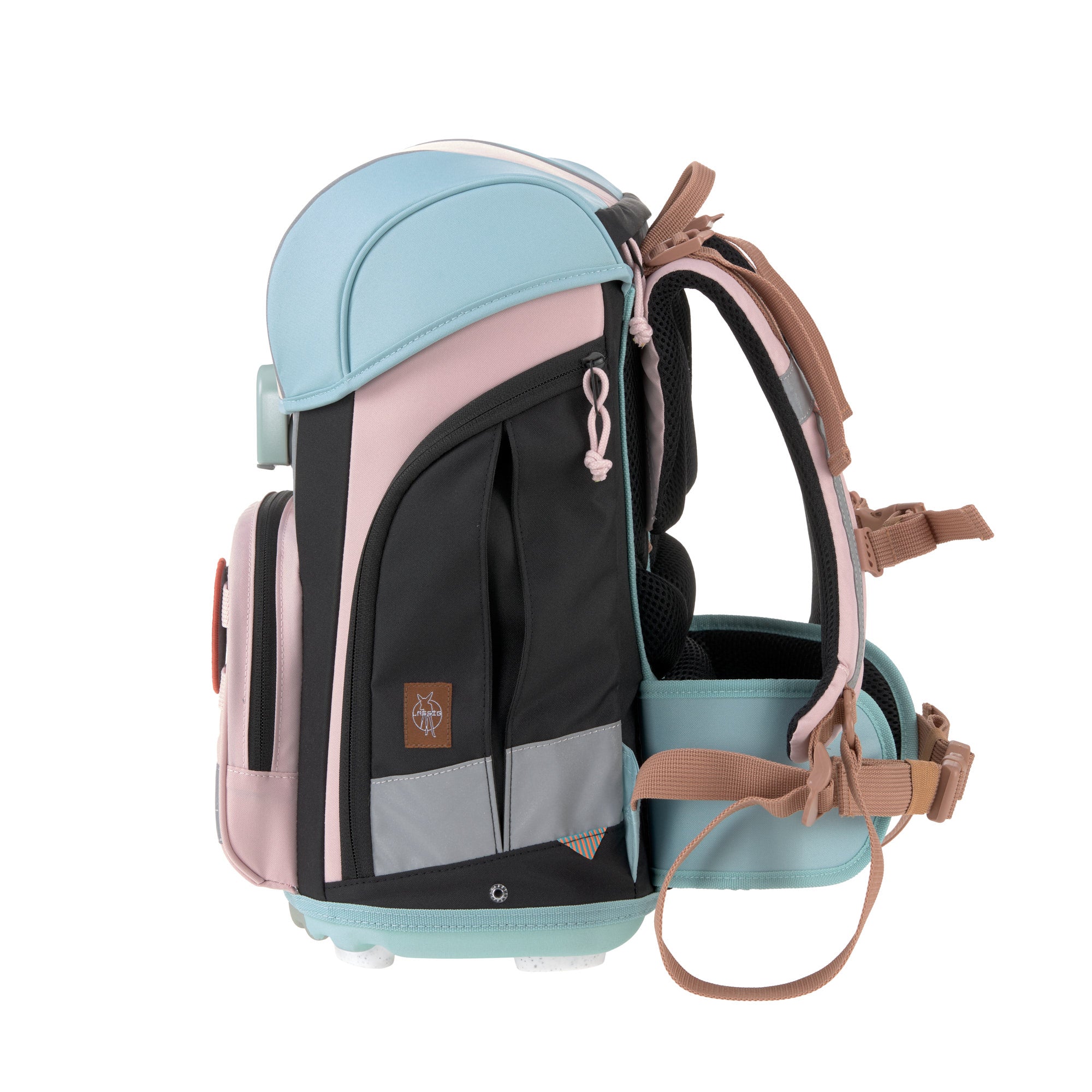 Lassig School Set Boxy Unique - rose/ blue/ black