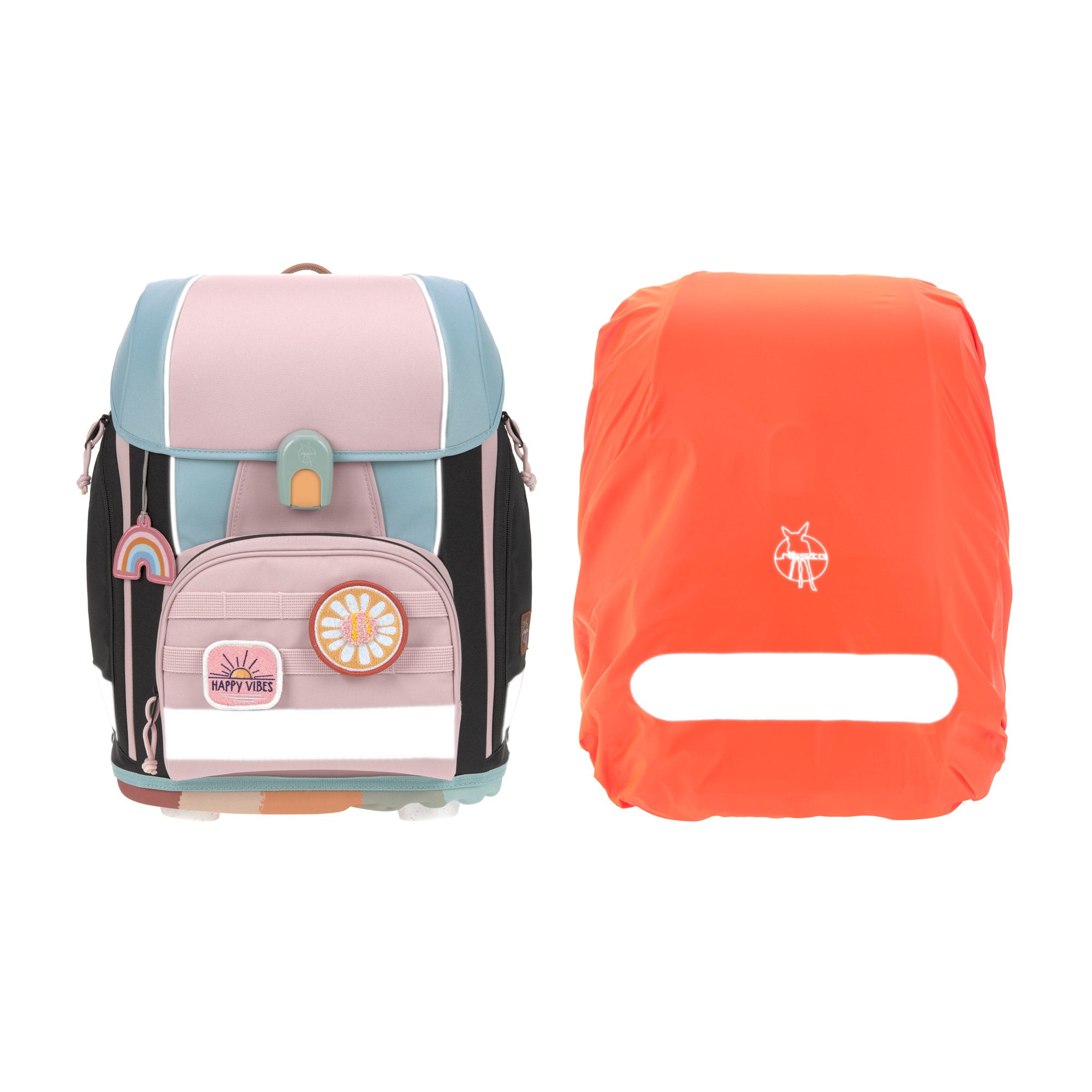 Lassig School Set Boxy Unique - rose/ blue/ black