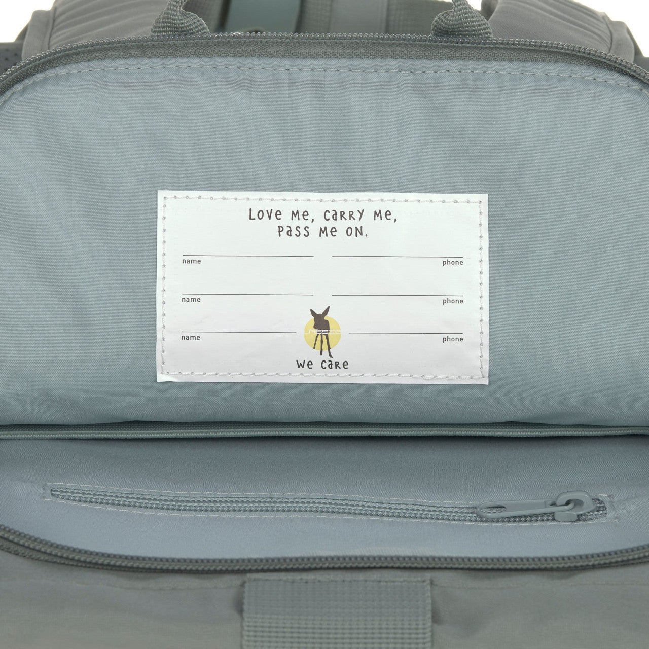 Lassig Medium Rolltop Backpack - green