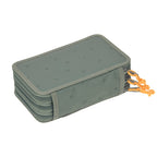 Lassig School Triple Pencil Case Unique - Green