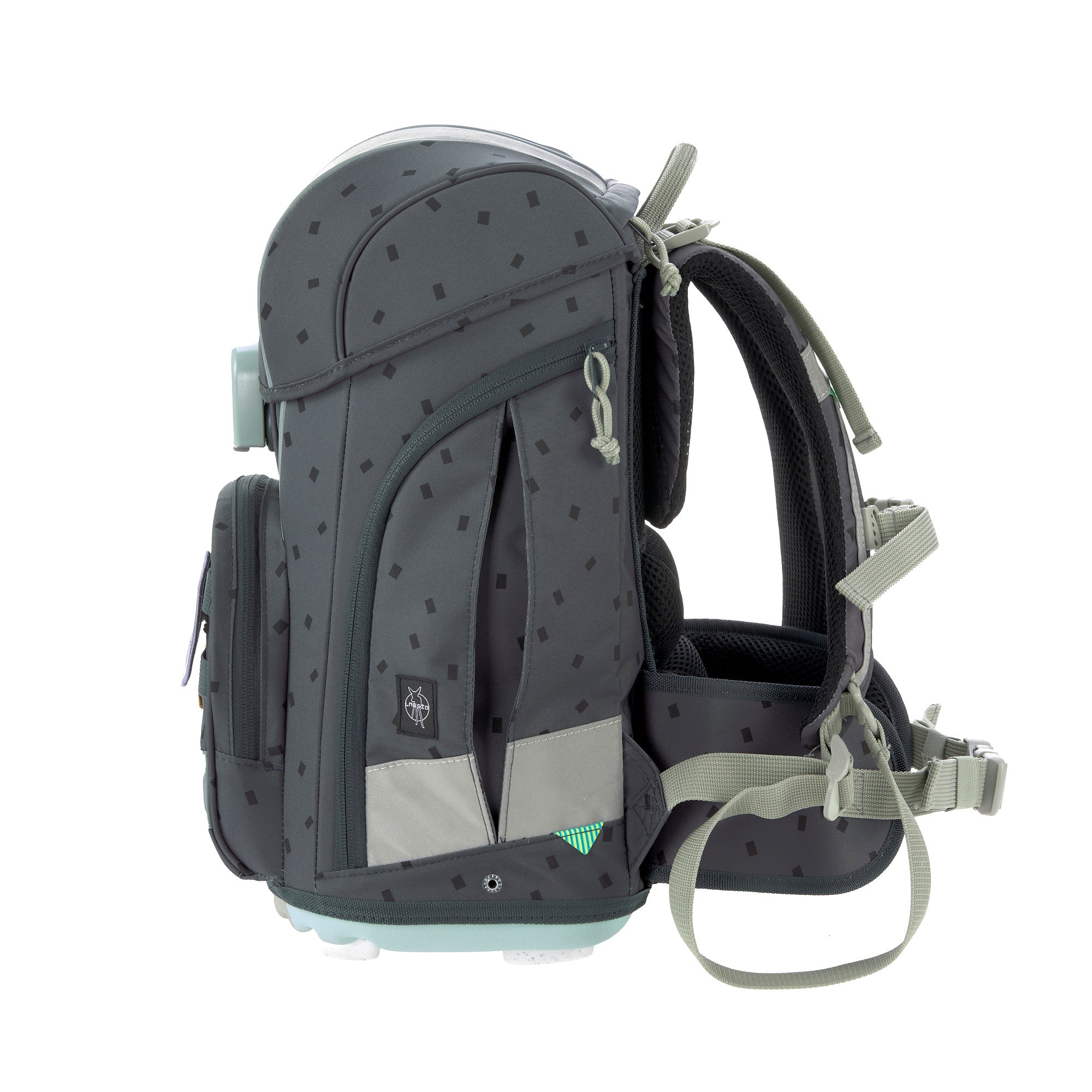 Lassig School Set Boxy Unique - Speckles anthracite