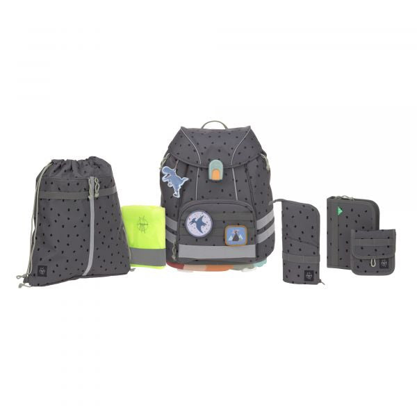 Lassig School Set Flexy Unique - Speckles anthracite