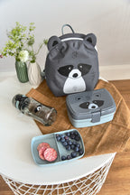 Lassig Lunch Set About Friends (Lunchbox + Drinking Bottle) - Racoon