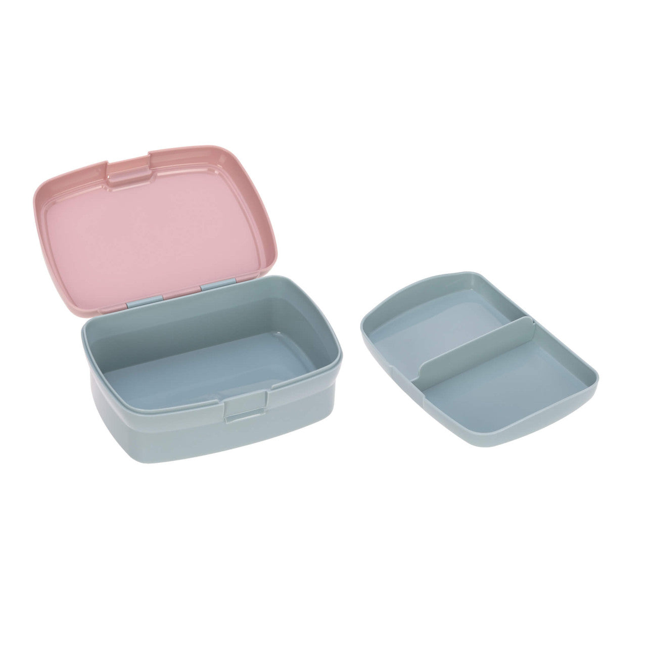 Lassig Lunch Set About Friends (Lunchbox + Drinking Bottle) Chinchilla - without straw