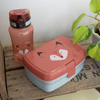 Lassig Lunch Set About Friends Lunchbox + Drinking Bottle Fox - without straw