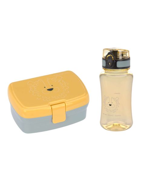 Lassig Lunch Set About Friends (Lunchbox + Drinking Bottle) Lion