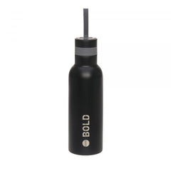 Lassig School Bottle Stainless Steel Bold black