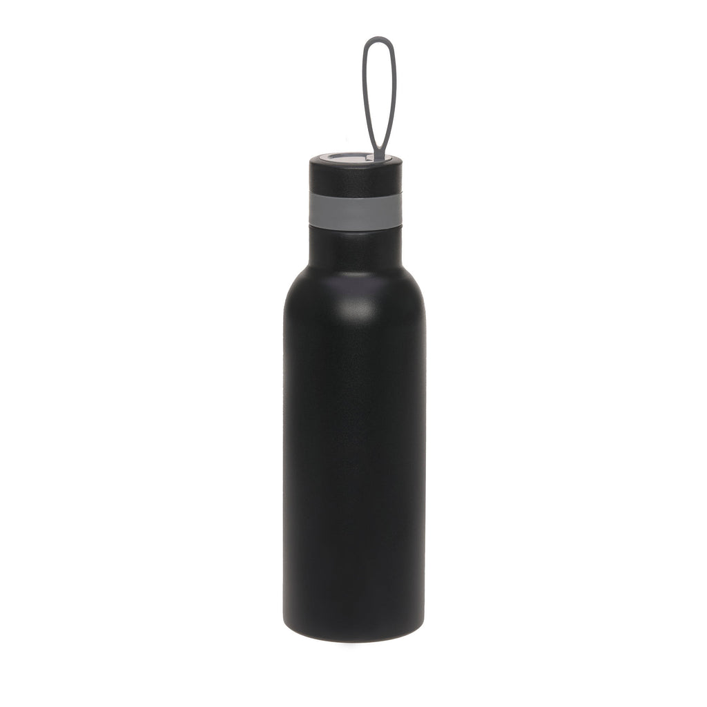 Lassig School Bottle Stainless Steel Bold black