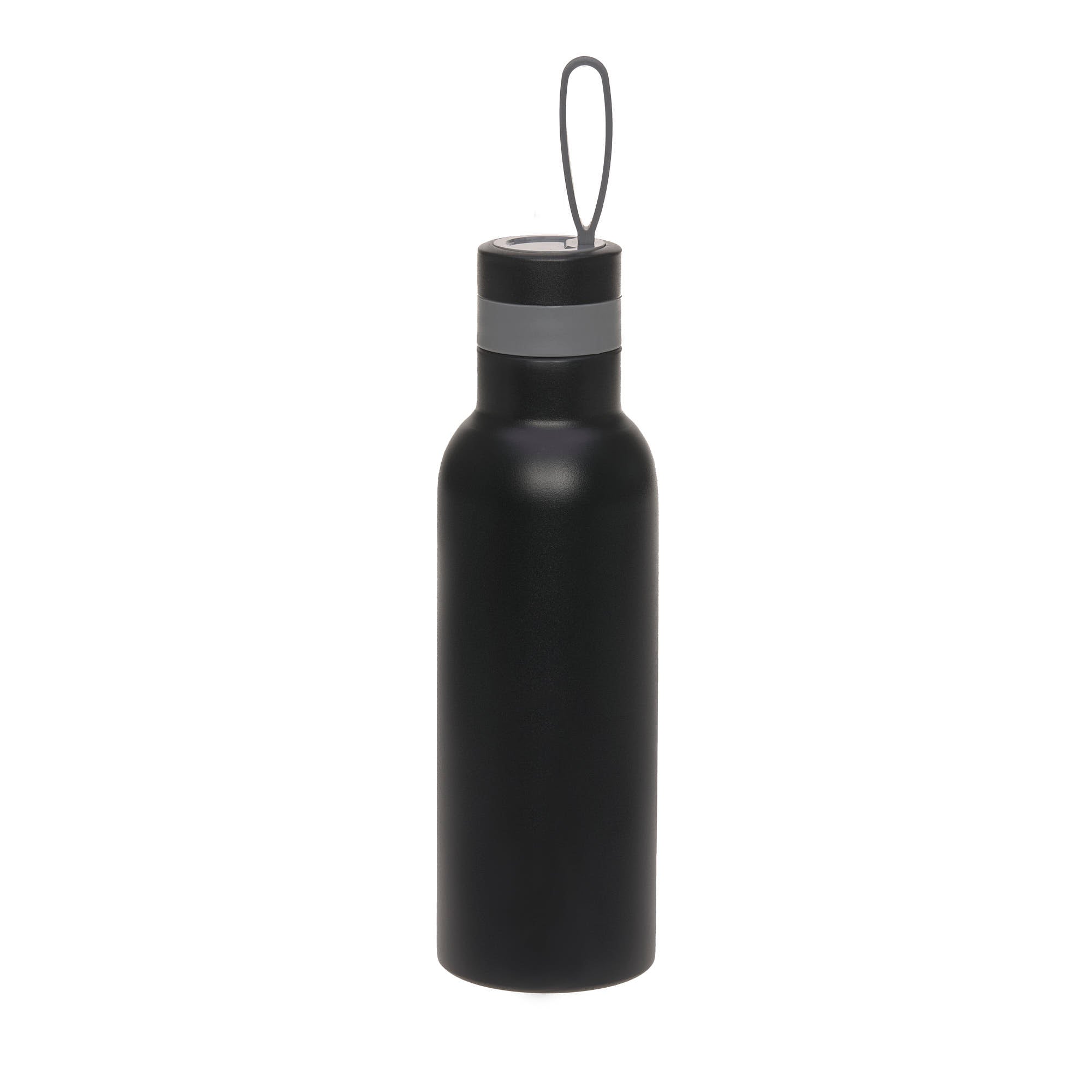 Lassig School Bottle Stainless Steel Bold black