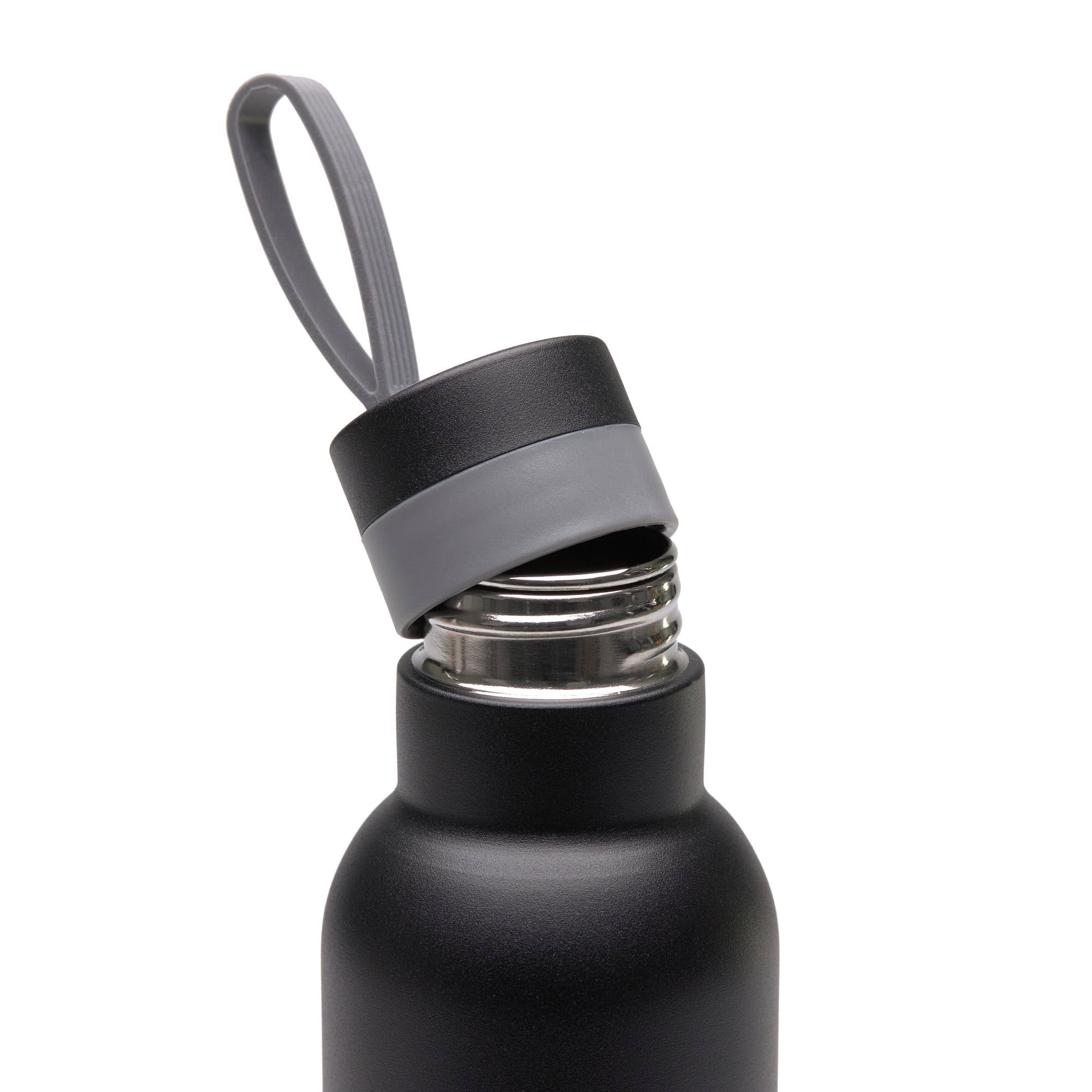 Lassig School Bottle Stainless Steel Bold black