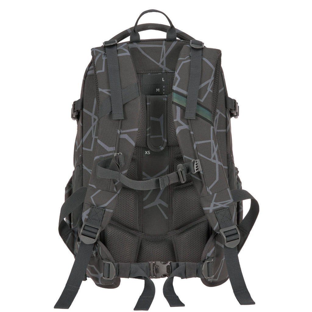 Lassig School Backpack Origin Bold - Edges grey