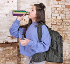 Lassig School Backpack Origin Bold - Edges grey