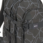 Lassig School Backpack Origin Bold - Edges grey